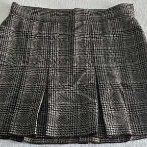 ✨️Vintage Y2K JUICY Couture Brown Pink Plaid Skirt Size Medium